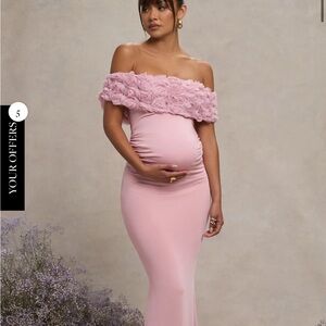 Club L London Strapless Pink Dress